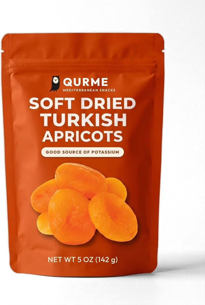 Soft Dried Turkish Apricots pouch