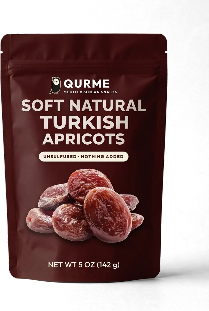 Soft Natural Turkish Apricots pouch